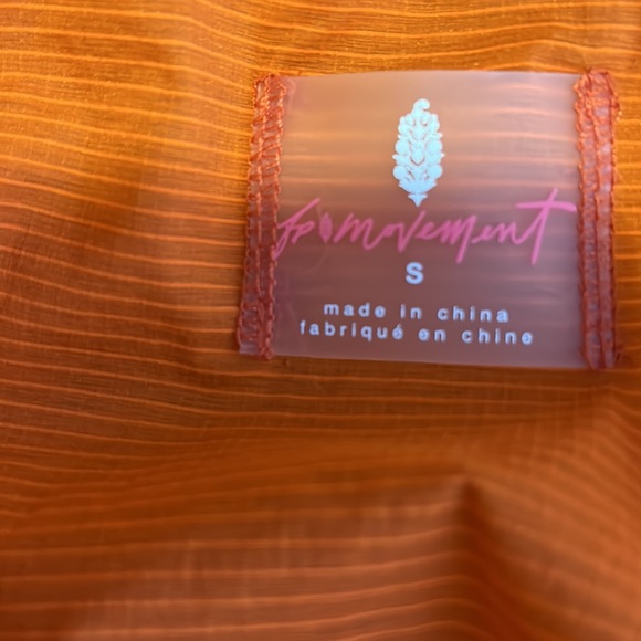 Free People Gathering Storm Run Puffer Ted Orange Puffer size small- NWT - Picture 16 of 17